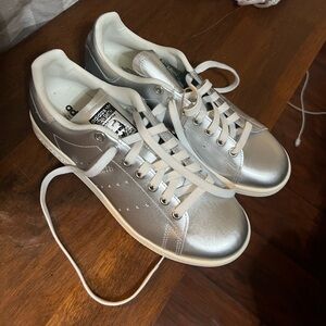 Adidas Stan Smith Silver Metallic Sneakers